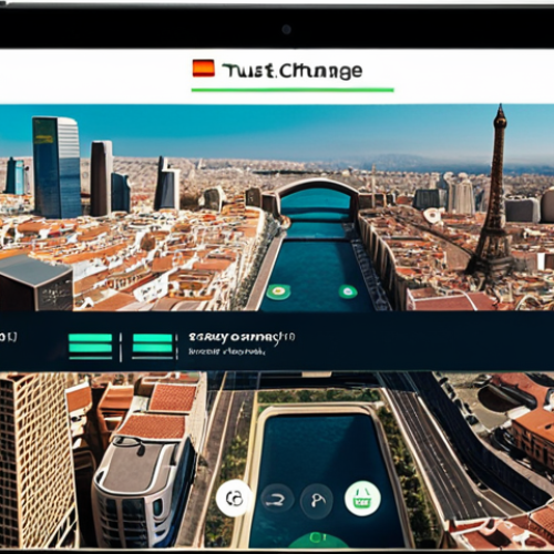 **

"A secure cryptocurrency exchange platform interface, displaying robust security measures like two-factor authentication. In the background, a faint, faded cityscape representing the complexities of navigating the crypto world. Focus on trust and safety. Spanish currency symbols subtly integrated."

**