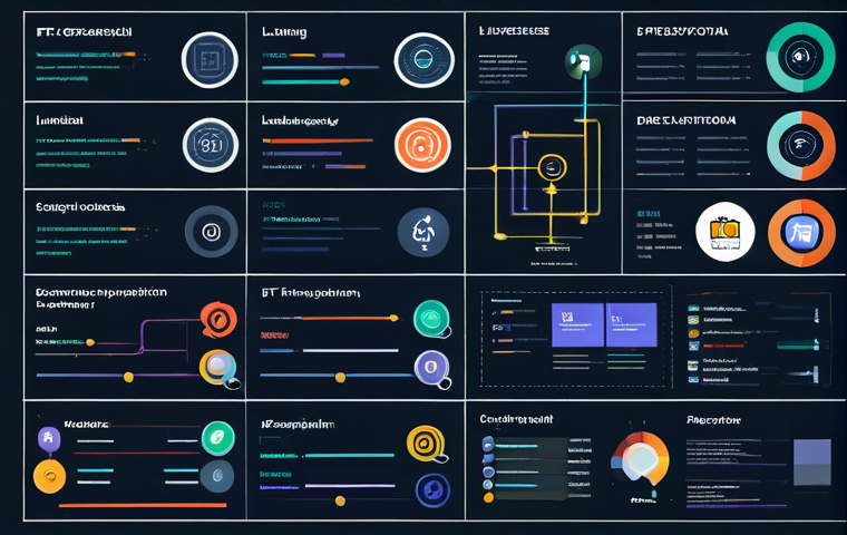 디지털화폐 가격 분석 - Blockchain Technology Visualization**

"Abstract visualization of blockchain technology. Interconnec...