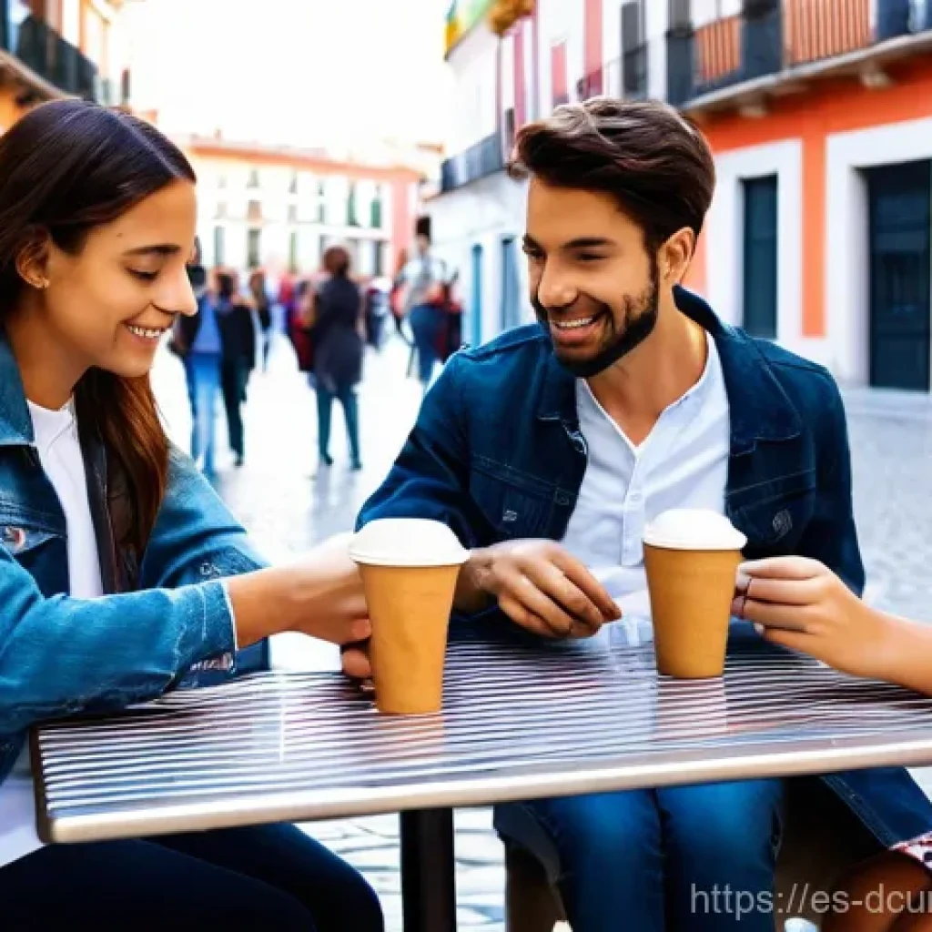 디지털화폐와 통화정책 - **Prompt 1: Daily Life with Digital Currency in a Spanish City**
    "A vibrant, bustling city squar...