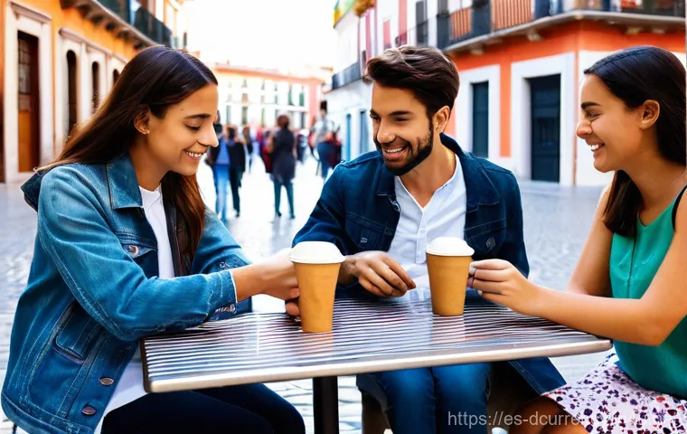 디지털화폐와 통화정책 - **Prompt 1: Daily Life with Digital Currency in a Spanish City**
    "A vibrant, bustling city squar...