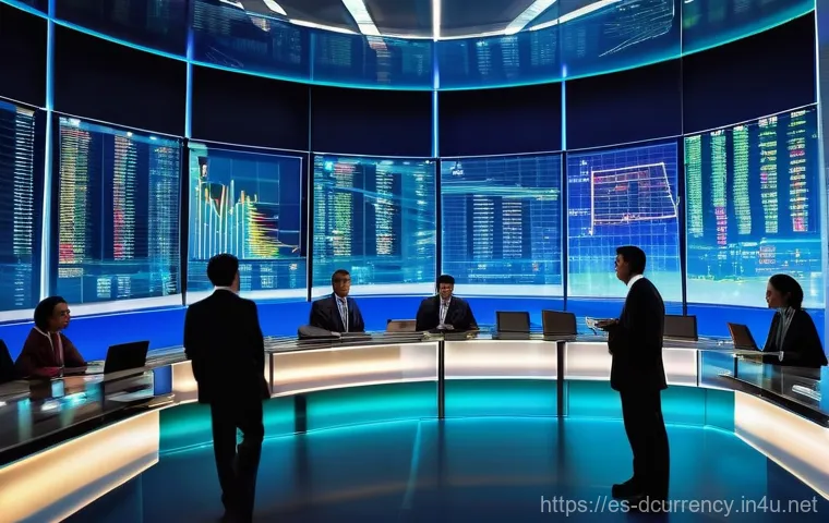 디지털화폐와 통화정책 - **Prompt 1: Daily Life with Digital Currency in a Spanish City**
    "A vibrant, bustling city squar...