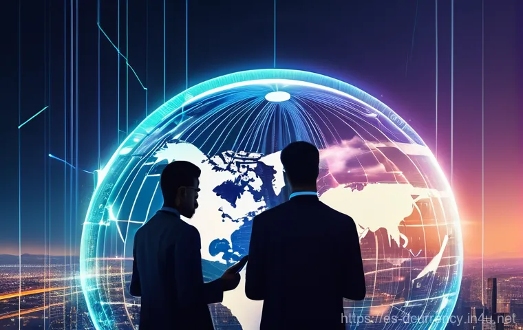 디지털화폐와 스마트 계약의 관계 - **"Smart Contract Activation"**: A futuristic and abstract digital landscape. In the center, a lumin...