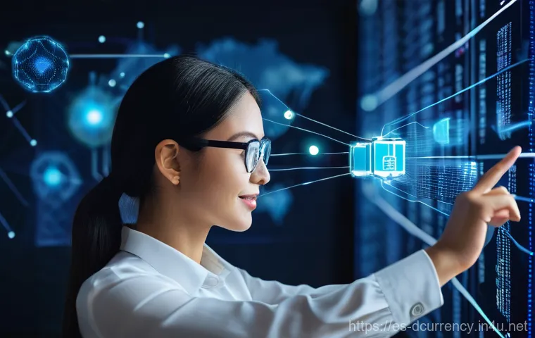 디지털화폐와 스마트 계약의 관계 - **"Global Digital Currency Flow"**: A vibrant, interconnected global scene. A stylized, glowing Eart...