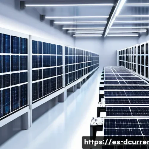 디지털화폐의 채굴과 분배 시스템 - A detailed digital art scene depicting a high-tech cryptocurrency mining farm in Spain, featuring ro...